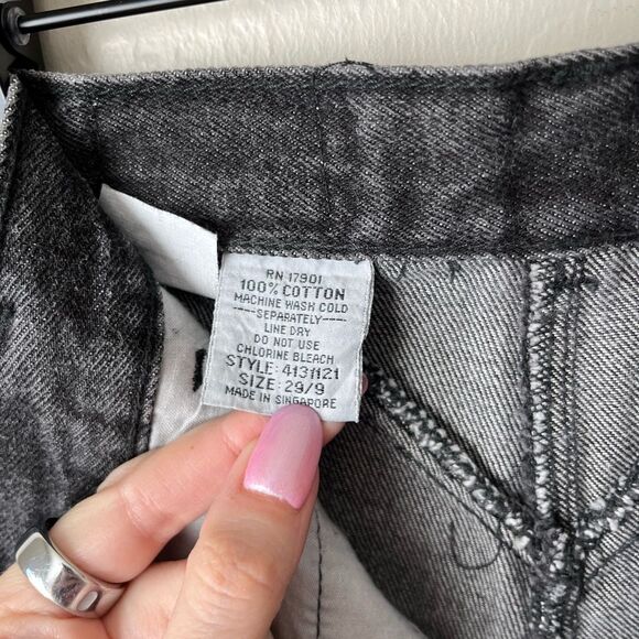 Rockies Vintage Southwestern Bareback Denim Straight Leg Washed Black Jeans - Picture 6 of 6